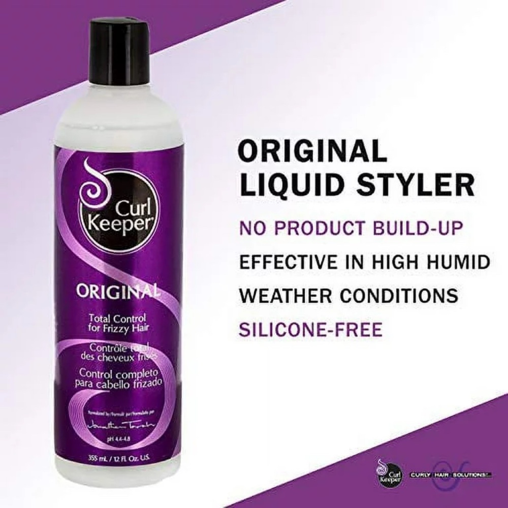 Bundle of 2 Curl Keeper Original Liquid Stylers for Frizz-Free Curls - 12 fl oz - Picture 5 of 6